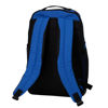 back of Nike Brasilia Blue Backpack with blue straps