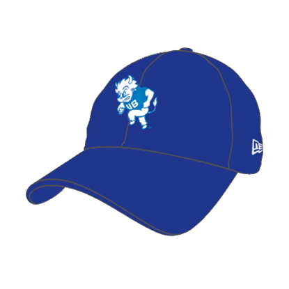New Era 9/20 Throwback Blue Hat with UB Throwback Heritage logo in UB Blue and White