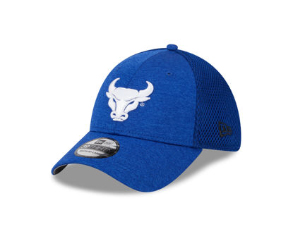 product image of blue hat with white spirit mark on the front